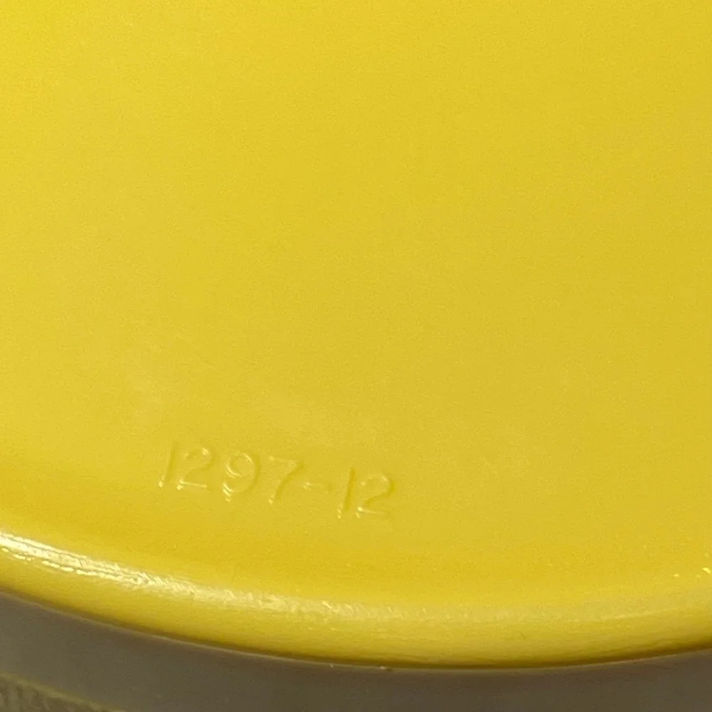 Vintage Tupperware Goldenrod Servalier Bowl Set 3‎ Bowls 3 Lids Floral Pattern